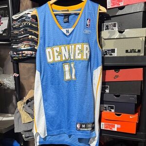 Reebok Denver Blue and White Jersey
